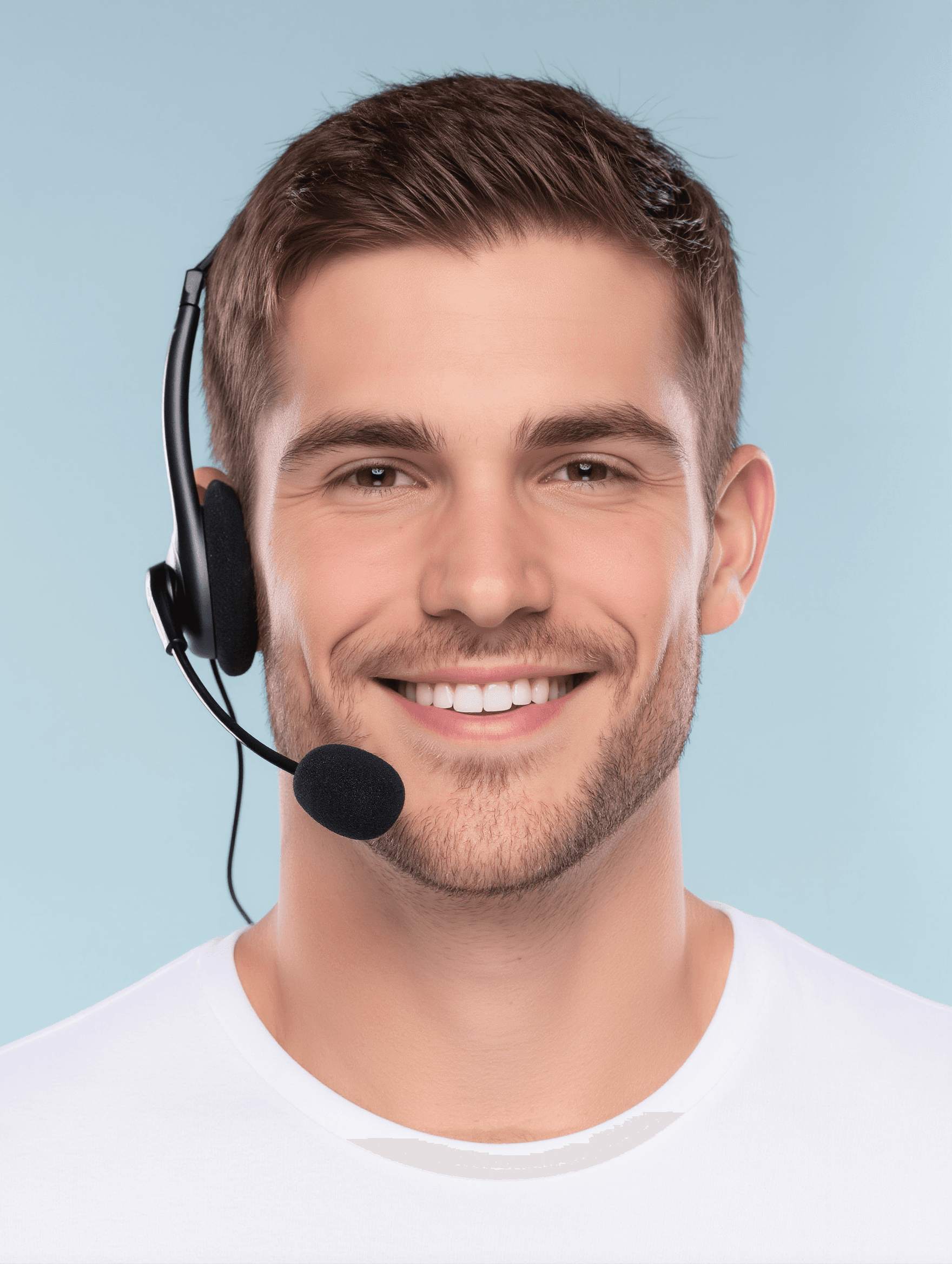 Man talking on phone